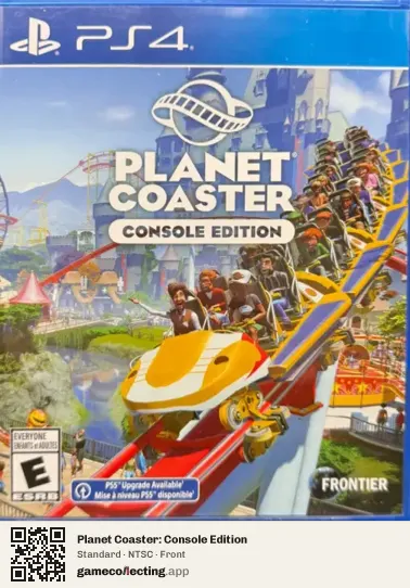 Planet Coaster: Console Edition PlayStation 4, NTSC box front
