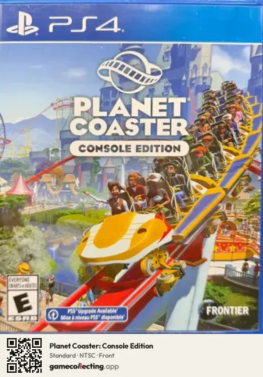 Planet Coaster: Console Edition PlayStation 4, NTSC box front