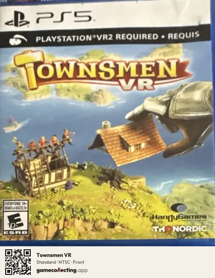 Townsmen VR PlayStation 5, NTSC box front