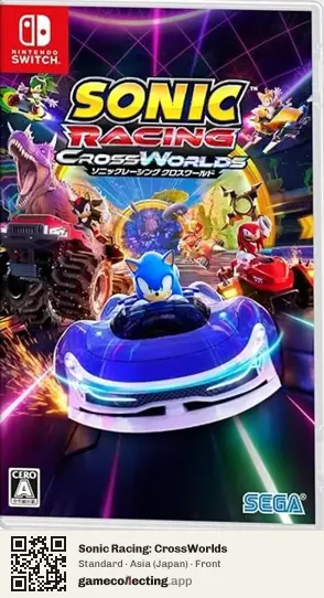 Sonic Racing: CrossWorlds Nintendo Switch, Asia box front