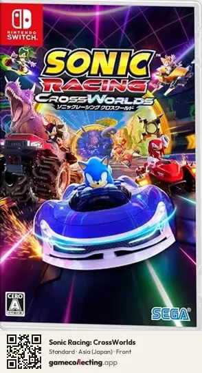 Sonic Racing: CrossWorlds Nintendo Switch, Asia box front