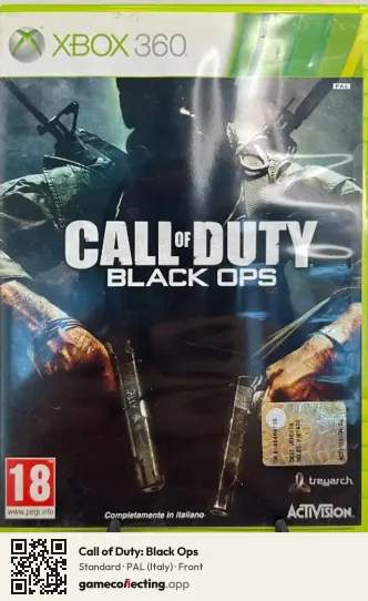 Call of Duty: Black Ops Xbox 360, Italy box front