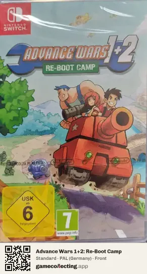 Advance Wars 1+2: Re-Boot Camp Nintendo Switch, Germany box front