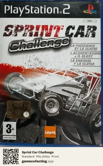 Sprint Car Challenge PlayStation 2, Italy box front
