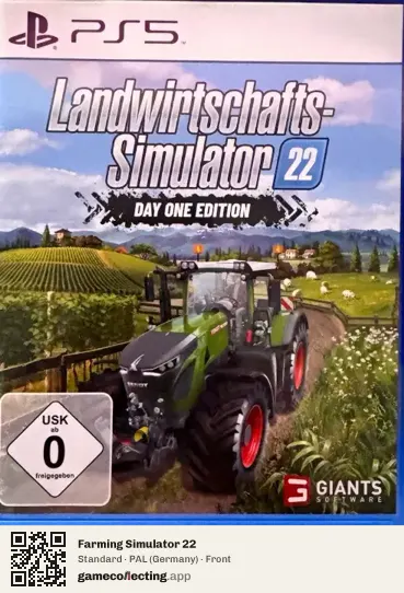 Farming Simulator 22 PlayStation 5, Germany box front