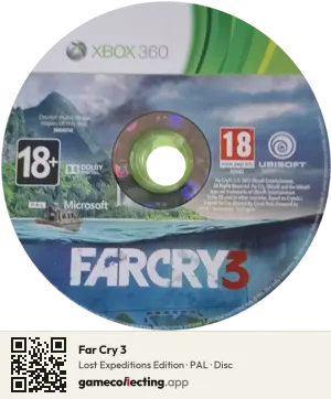 Far Cry 3 Xbox 360, PAL disc
