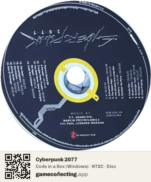 Cyberpunk 2077 Computer, NTSC disc