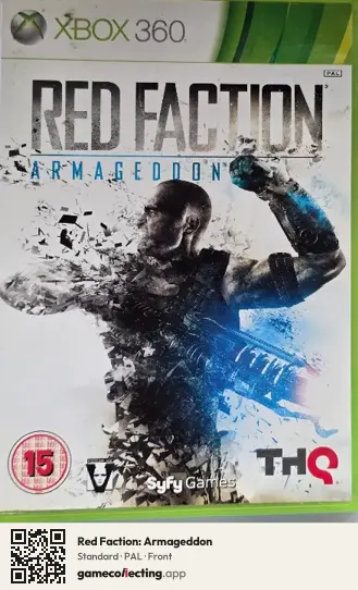 Red Faction: Armageddon Xbox 360, PAL box front