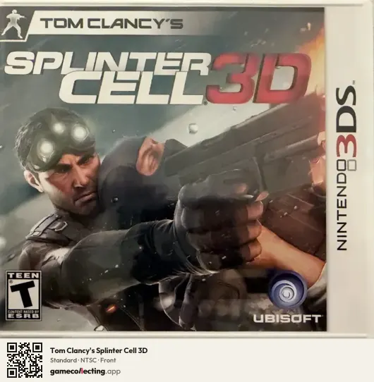 Tom Clancy's Splinter Cell 3D Nintendo 3DS, NTSC box front