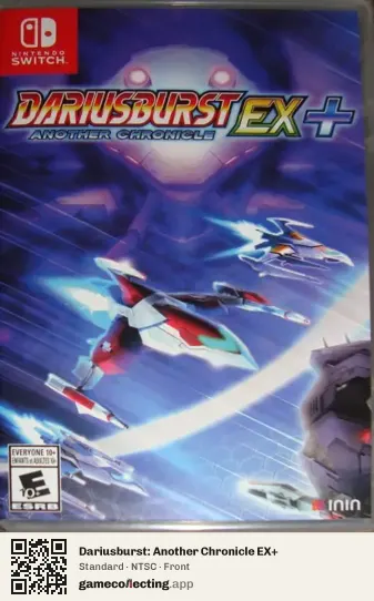 Dariusburst: Another Chronicle EX+ Nintendo Switch, NTSC box front