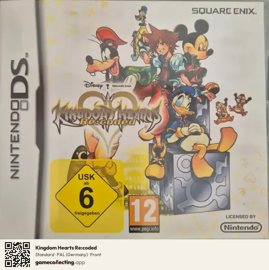 Kingdom Hearts Re:coded Nintendo DS, Germany box front