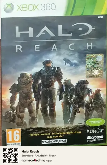 Halo: Reach Xbox 360, Italy box front