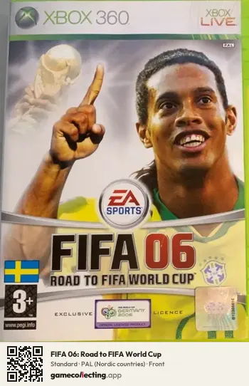 FIFA 06: Road to FIFA World Cup Xbox 360, Nordic countries box front