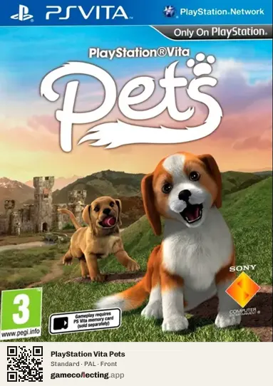 PlayStation Vita Pets PlayStation Vita, PAL box front