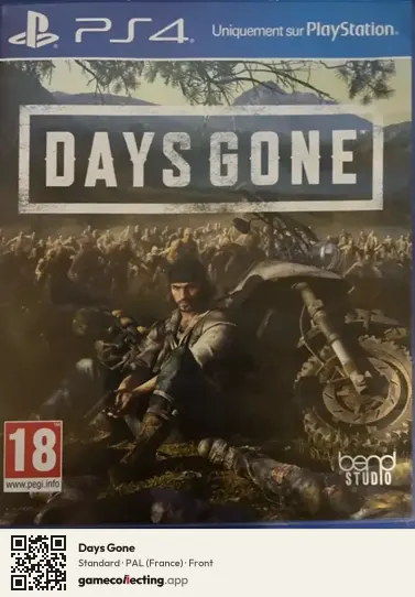 Days Gone PlayStation 4, France box front