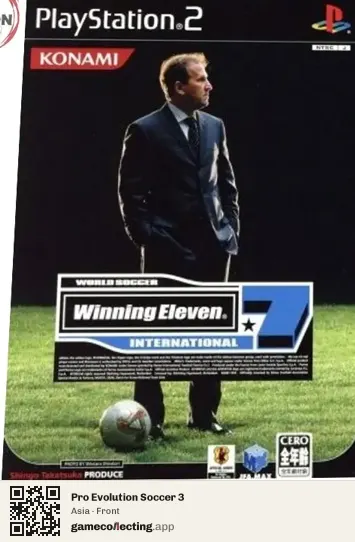 Pro Evolution Soccer 3 PlayStation 2, Asia box front