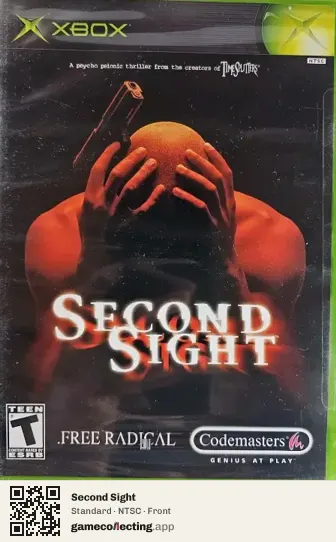 Second Sight Xbox, NTSC box front