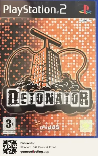 Detonator PlayStation 2, France box front