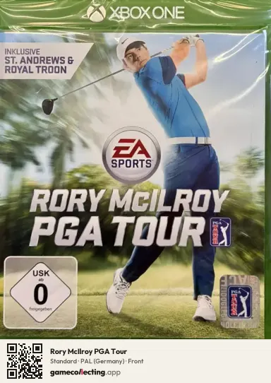 Rory McIlroy PGA Tour Xbox One, Germany box front