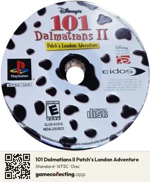 101 Dalmatians II Patch's London Adventure PlayStation, NTSC disc