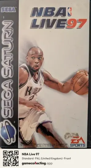 NBA Live 97 Sega Saturn, United Kingdom box front
