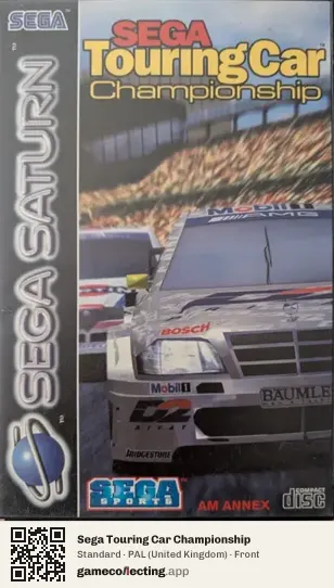 Sega Touring Car Championship Sega Saturn, United Kingdom box front