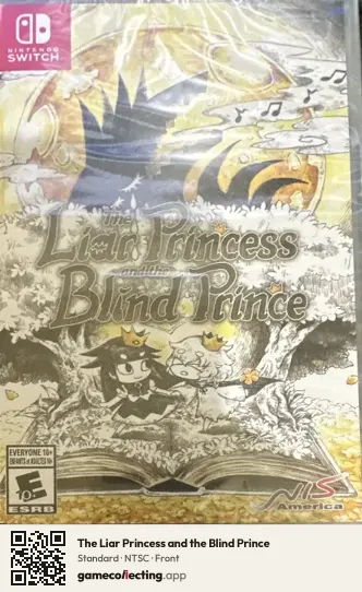 The Liar Princess and the Blind Prince Nintendo Switch, NTSC box front
