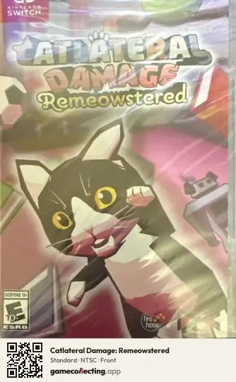 Catlateral Damage: Remeowstered Nintendo Switch, NTSC box front