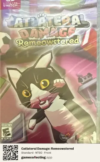 Catlateral Damage: Remeowstered Nintendo Switch, NTSC box front