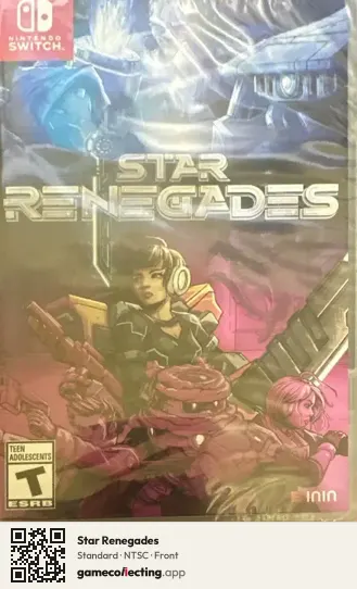 Star Renegades Nintendo Switch, NTSC box front