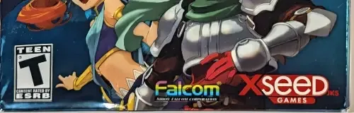 Ys Seven, the ESRB box on its front