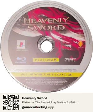 Heavenly Sword PlayStation 3, PAL disc