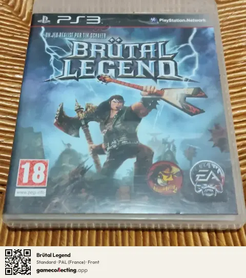 Brütal Legend PlayStation 3, France box front