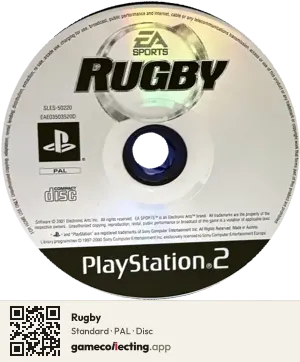 Rugby PlayStation 2, PAL disc