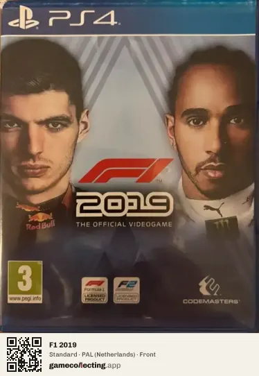 F1 2019 PlayStation 4, Netherlands box front