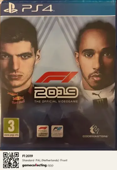 F1 2019 PlayStation 4, Netherlands box front