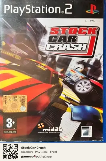 Stock Car Crash PlayStation 2, Italy box front