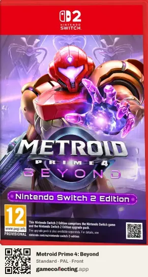 Metroid Prime 4: Beyond Nintendo Switch 2, PAL box front