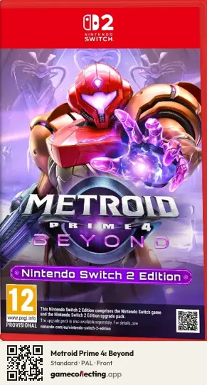 Metroid Prime 4: Beyond Nintendo Switch 2, PAL box front