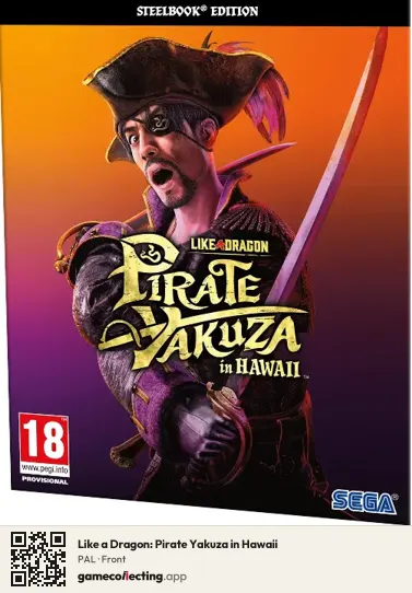 Like a Dragon: Pirate Yakuza in Hawaii Computer, PAL box front