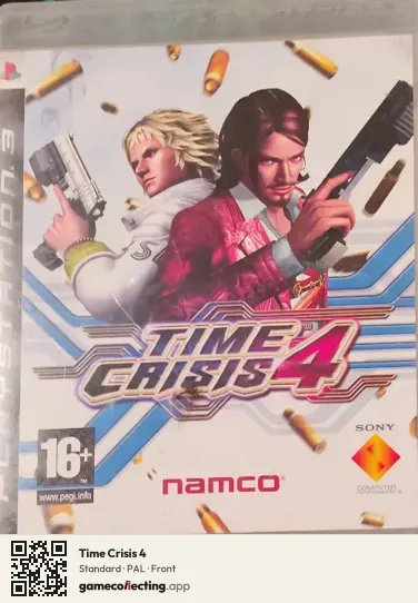 Time Crisis 4 PlayStation 3, PAL box front