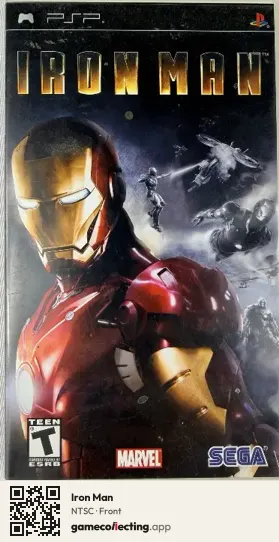 Iron Man PlayStation Portable, NTSC box front