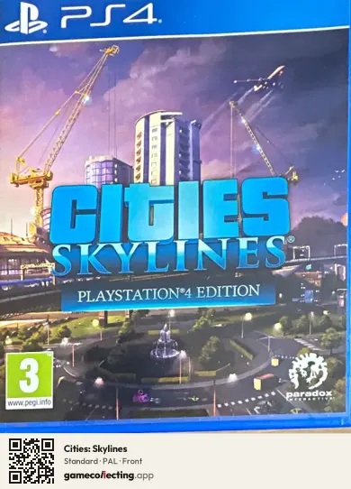 Cities: Skylines PlayStation 4, PAL box front