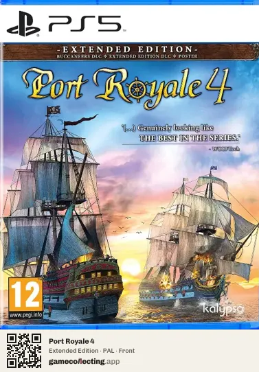 Port Royale 4 PlayStation 5, PAL box front