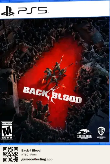 Back 4 Blood PlayStation 5, NTSC box front
