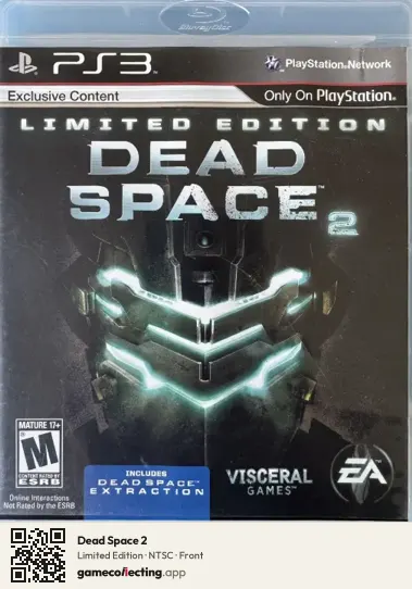 Dead Space 2 PlayStation 3, NTSC box front