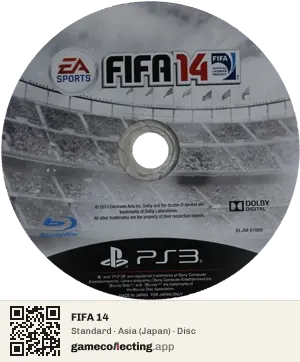 FIFA 14 PlayStation 3, Asia disc
