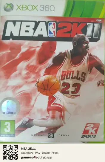 NBA 2K11 Xbox 360, Spain box front