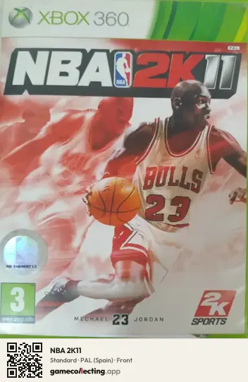 NBA 2K11 Xbox 360, Spain box front