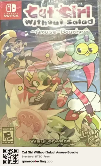 Cat Girl Without Salad: Amuse-Bouche Nintendo Switch, NTSC box front